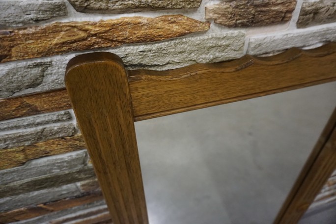 LUSTRO W DĘBOWEJ RAMIE PROSTOKĄTNE SZER. 48 m