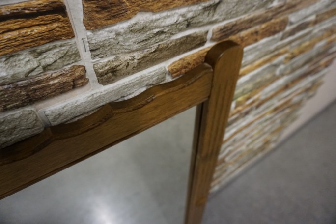 LUSTRO W DĘBOWEJ RAMIE PROSTOKĄTNE SZER. 48 m