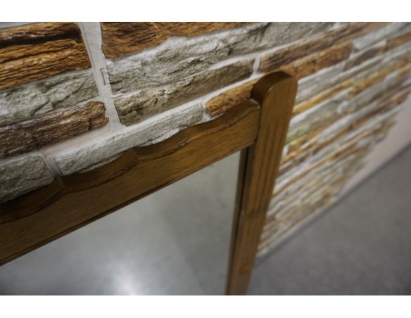 LUSTRO W DĘBOWEJ RAMIE PROSTOKĄTNE SZER. 48 m