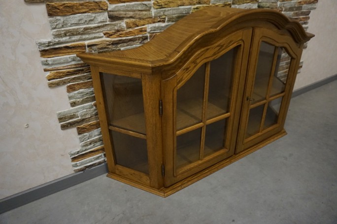 WITRYNA WISZĄCA DĘBOWA SZER. 135 CM