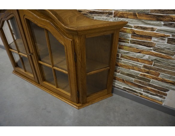 WITRYNA WISZĄCA DĘBOWA SZER. 135 CM