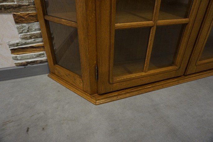 WITRYNA WISZĄCA DĘBOWA SZER. 135 CM