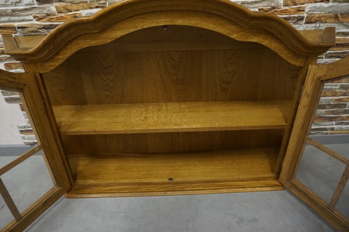 WITRYNA WISZĄCA DĘBOWA SZER. 135 CM