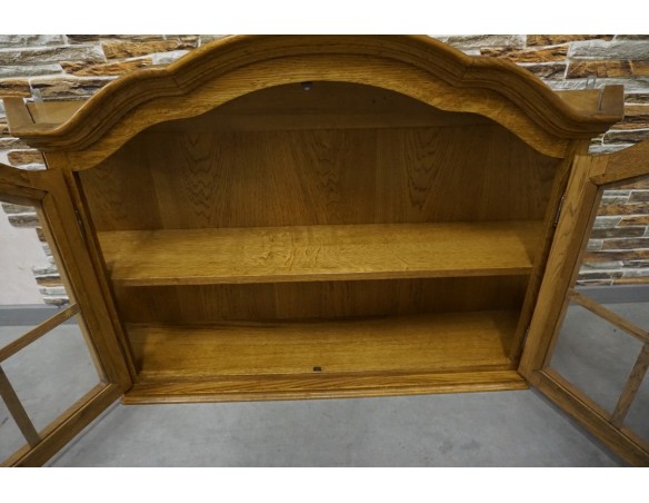 WITRYNA WISZĄCA DĘBOWA SZER. 135 CM