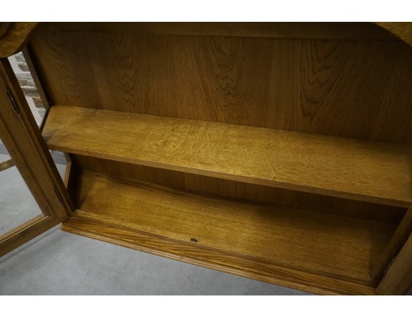 WITRYNA WISZĄCA DĘBOWA SZER. 135 CM