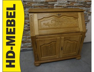 SEKRETARZYK DĘBOWY Z LITEGO DĘBU SZER. 110 CM