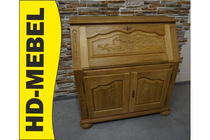 SEKRETARZYK DĘBOWY Z LITEGO DĘBU SZER. 110 CM