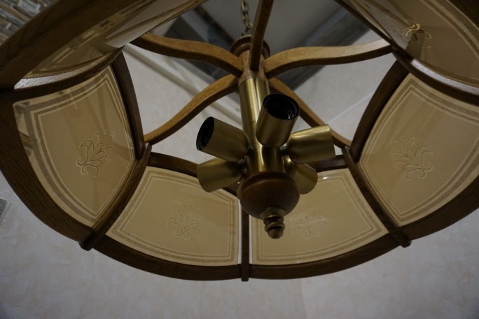 LAMPA WISZĄCA ŻYRANDOL E27 DŁUGOŚĆ 95 CM