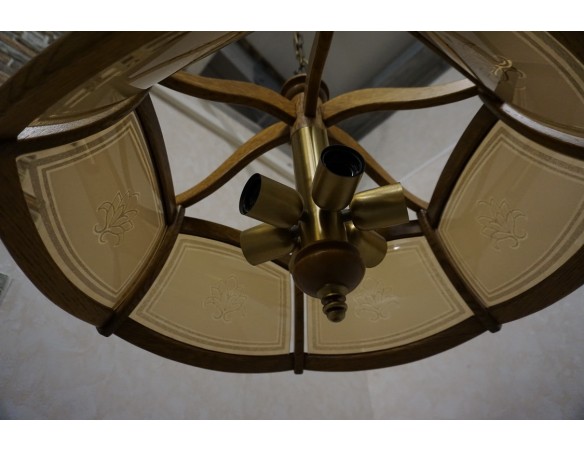 LAMPA WISZĄCA ŻYRANDOL E27 DŁUGOŚĆ 95 CM