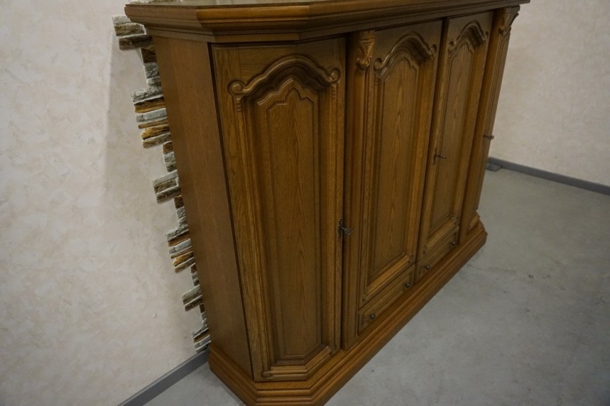 WYSOKA KOMODA DĄB DĘBOWA 4 DRZWIOWA SZER. 190 CM