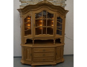 WITRYNA PRZEPIĘKNA KREDENS Z LITEGO DĘBU PODŚWIETLANA... 2