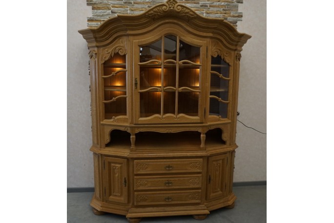 WITRYNA PRZEPIĘKNA KREDENS Z LITEGO DĘBU...