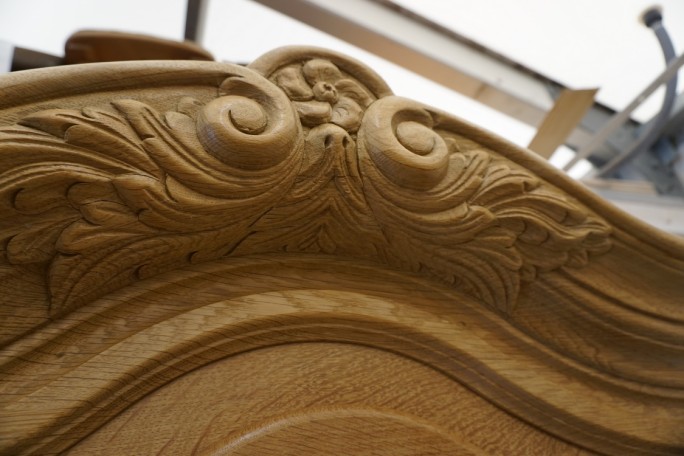 WITRYNA PRZEPIĘKNA KREDENS Z LITEGO DĘBU...