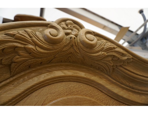 WITRYNA PRZEPIĘKNA KREDENS Z LITEGO DĘBU PODŚWIETLANA SZER. 170 CM