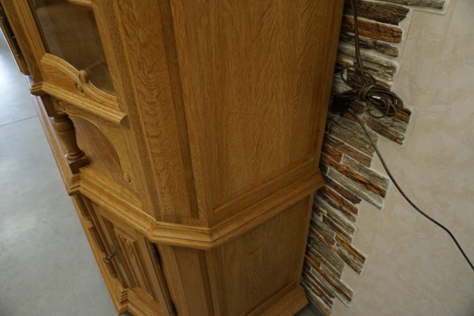 WITRYNA PRZEPIĘKNA KREDENS Z LITEGO DĘBU...