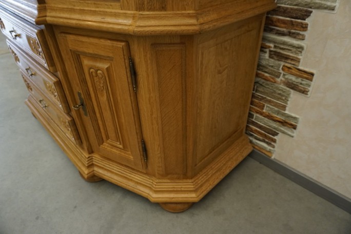 WITRYNA PRZEPIĘKNA KREDENS Z LITEGO DĘBU...