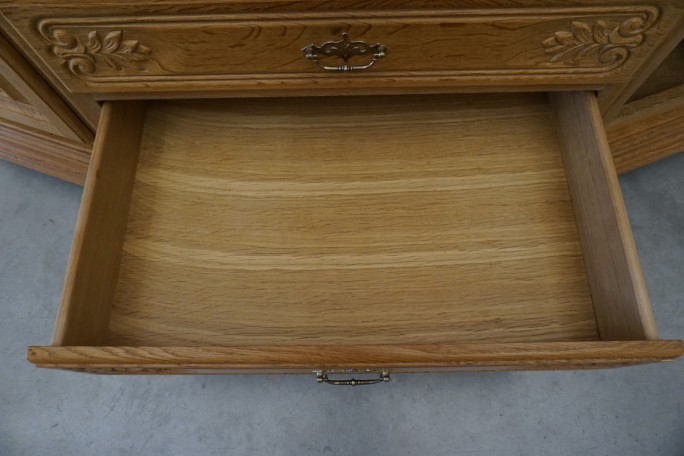 WITRYNA PRZEPIĘKNA KREDENS Z LITEGO DĘBU...