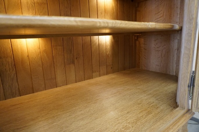 WITRYNA PRZEPIĘKNA KREDENS Z LITEGO DĘBU...