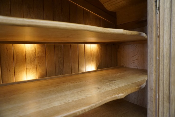 WITRYNA PRZEPIĘKNA KREDENS Z LITEGO DĘBU...