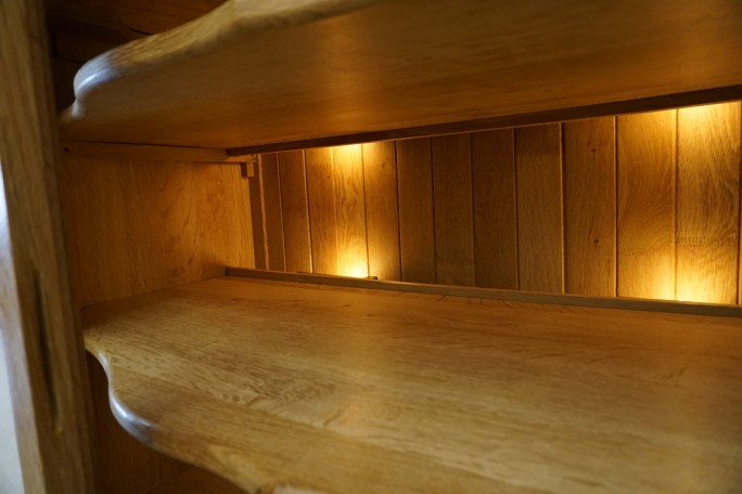 WITRYNA PRZEPIĘKNA KREDENS Z LITEGO DĘBU...