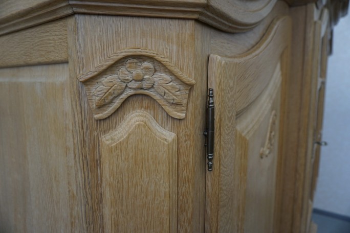 WITRYNA KREDENS JASNY LITY DĄB PODŚWIETALANA...