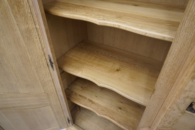 WITRYNA KREDENS JASNY LITY DĄB PODŚWIETALANA...