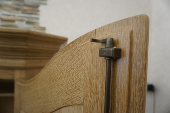 WITRYNA KREDENS JASNY LITY DĄB PODŚWIETALANA...