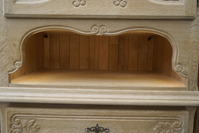 WITRYNA KREDENS JASNY LITY DĄB PODŚWIETALANA...