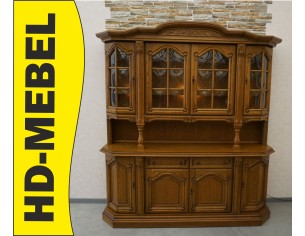 WITRYNA Z KOMODĄ - KREDENS PODŚWIETLANA SZER. 185 CM