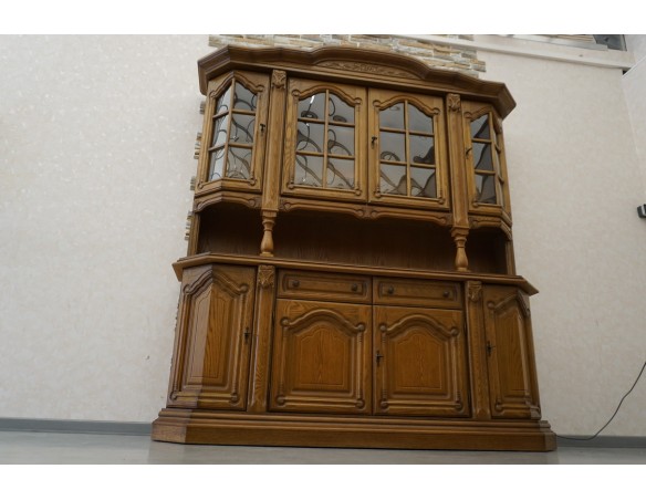 WITRYNA Z KOMODĄ - KREDENS PODŚWIETLANA SZER. 185 CM