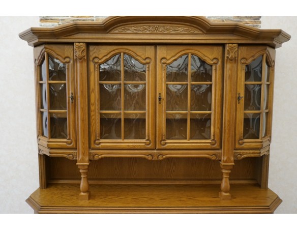 WITRYNA Z KOMODĄ - KREDENS PODŚWIETLANA SZER. 185 CM