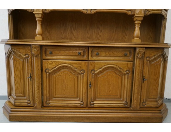 WITRYNA Z KOMODĄ - KREDENS PODŚWIETLANA SZER. 185 CM