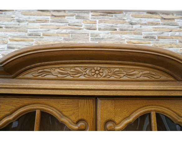 WITRYNA Z KOMODĄ - KREDENS PODŚWIETLANA SZER. 185 CM