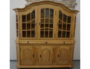 WITRYNA Z KOMODĄ LITY DĄB DĘBOWA SZER. 205 CM 2