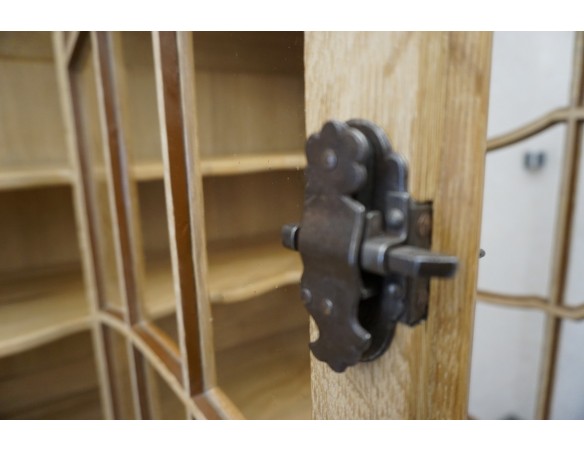 WITRYNA Z KOMODĄ LITY DĄB DĘBOWA SZER. 205 CM