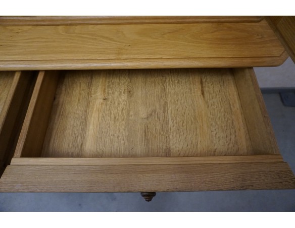 WITRYNA Z KOMODĄ LITY DĄB 8 DRZWIOWA SZER. 275 CM