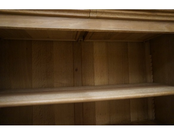 WITRYNA Z KOMODĄ LITY DĄB 8 DRZWIOWA SZER. 275 CM