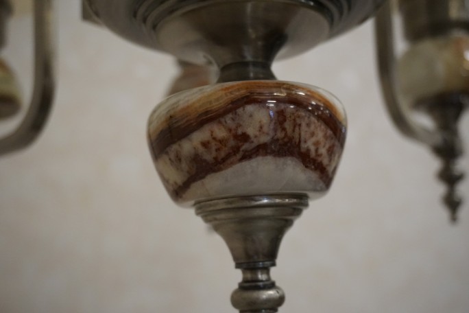 ŻYRANDOL WISZĄCY 8 KLOSZY 60/60 CM