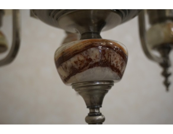 ŻYRANDOL WISZĄCY 8 KLOSZY 60/60 CM