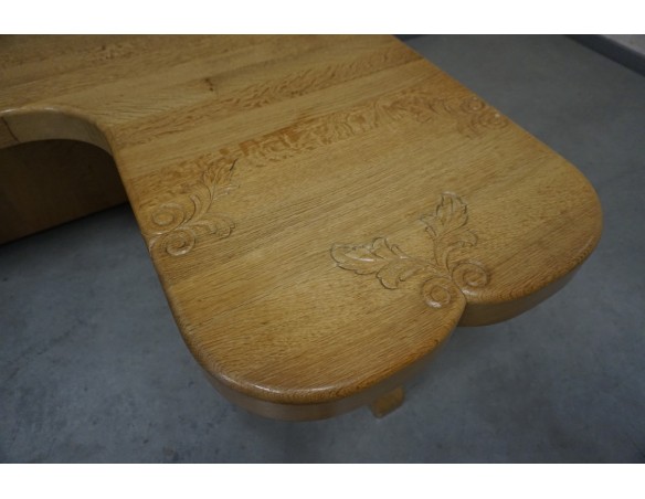 ŁAWA NAROŻNA W KSZTAŁCIE " L " JASNY LITY DĄB 130/130 CM