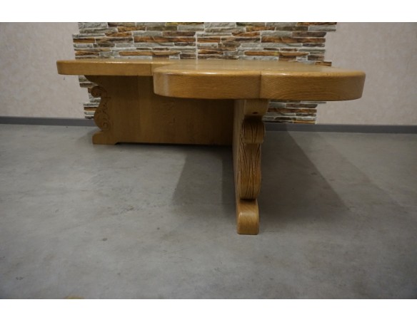 ŁAWA NAROŻNA W KSZTAŁCIE " L " JASNY LITY DĄB 130/130 CM