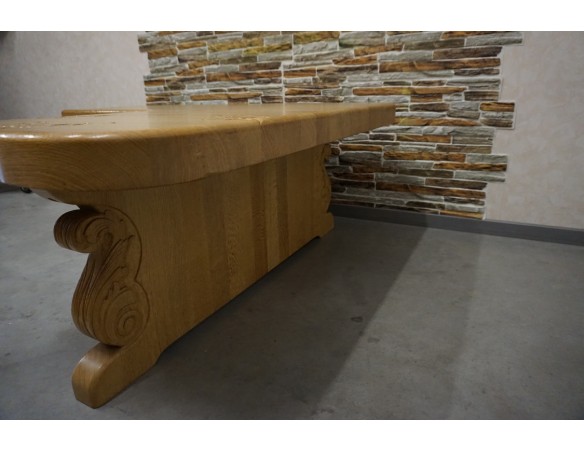 ŁAWA NAROŻNA W KSZTAŁCIE " L " JASNY LITY DĄB 130/130 CM