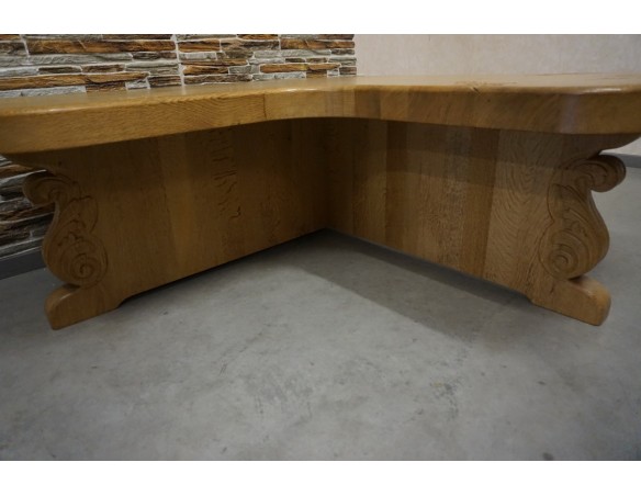 ŁAWA NAROŻNA W KSZTAŁCIE " L " JASNY LITY DĄB 130/130 CM