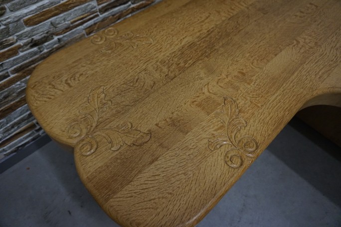 ŁAWA NAROŻNA W KSZTAŁCIE " L " JASNY LITY DĄB...