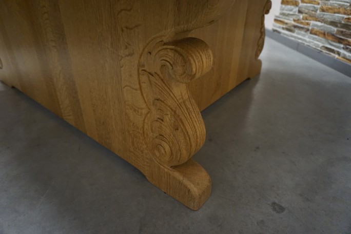 ŁAWA NAROŻNA W KSZTAŁCIE " L " JASNY LITY DĄB...