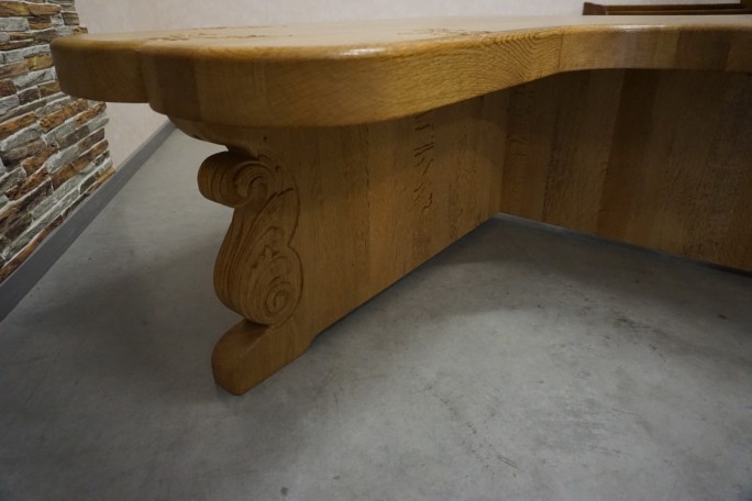 ŁAWA NAROŻNA W KSZTAŁCIE " L " JASNY LITY DĄB...