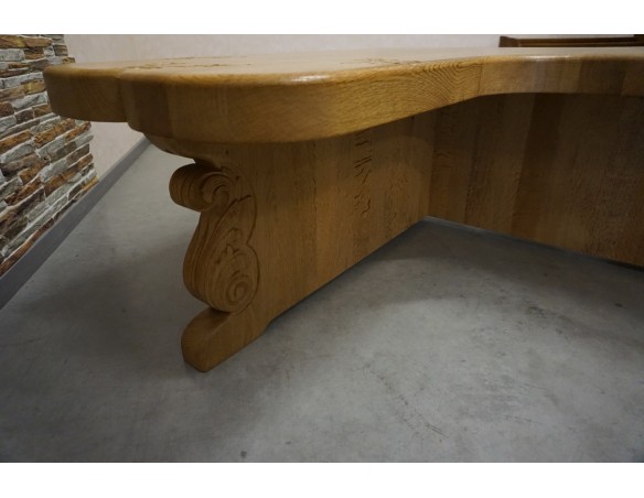 ŁAWA NAROŻNA W KSZTAŁCIE " L " JASNY LITY DĄB 130/130 CM