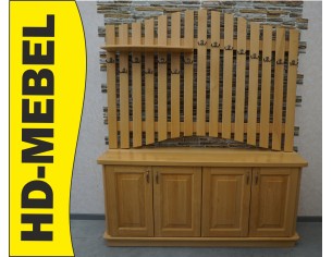 WIESZAK DO PRZEDPOKOJU DUŻY JASNY BUK SZER. 170 CM