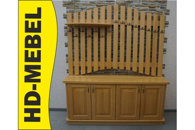 WIESZAK DO PRZEDPOKOJU DUŻY JASNY BUK SZER. 170 CM