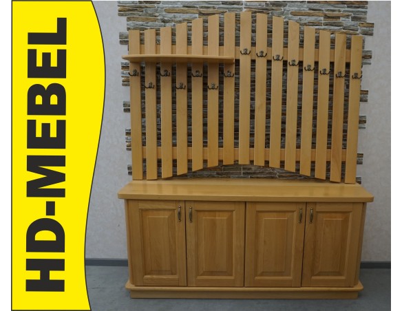 WIESZAK DO PRZEDPOKOJU DUŻY JASNY BUK SZER. 170 CM